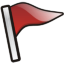 Red Flag Icon 64x64 png
