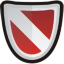 Red Shield Icon 64x64 png