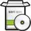 Opened Green Soft Box Icon 64x64 png