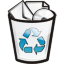 Full Recycled Bin Icon 64x64 png