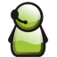 Green User Support Icon 64x64 png