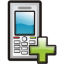 Mobile Phone Add Icon 64x64 png