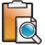 Clipboard Search Icon 64x64 png