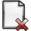 Document Delete Icon 64x64 png