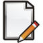 Document Edit Icon 64x64 png