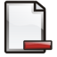 Document Remove Icon 64x64 png