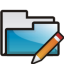 Folder Edit Icon 64x64 png