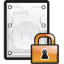 Hard Drive Lock Icon 64x64 png
