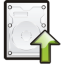 Hard Drive Upload Icon 64x64 png