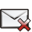 Email Delete Icon 64x64 png