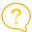 Question Balloon Icon 32x32 png