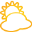 Weather Cloudy Icon 32x32 png