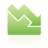 Chart Area Down Icon 48x48 png