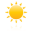 Weather Sun Icon 32x32 png