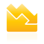 Chart Area Down Icon 64x64 png