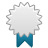 Gray Badge Icon