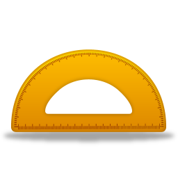Semicircle, Ruler Icon 256x256 png
