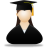 Graduate Female Icon
