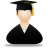 Graduate Male Icon 48x48 png