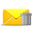 Email Trash Icon 32x32 png