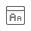 Fonts Icon 31x31 png