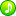 Music Green Icon 16x16 png