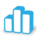 Graph 2D Icon 128x128 png