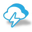 Weather Lightning Icon 128x128 png
