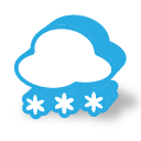 Weather Snow Icon 128x128 png