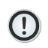 Exclamation Circle Frame Icon