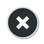 Button Cross Icon