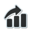 Chart Bar Up Icon 64x64 png