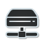 Hard Drive Network Icon 64x64 png