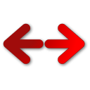 Right Left Red Icon 128x128 png