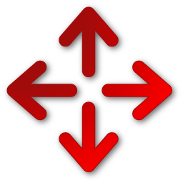 Move Red Icon 256x256 png