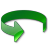 Rotate 270 Anticlockwise Green Icon