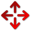 Move Red Icon 64x64 png