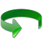 Rotate 270 Anticlockwise Green Icon 64x64 png