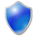 Shield Blue Icon 128x128 png