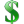 Dollar Green Icon 24x24 png