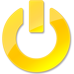 Power Yellow Icon 256x256 png