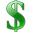 Dollar Green Icon 32x32 png