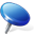 Drawing Pin 2 Blue Icon 32x32 png