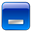 Minimize Box Blue Icon 32x32 png