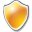 Shield Yellow Icon 32x32 png