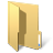 Folder Opened Yellow Icon 48x48 png
