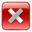 Close Box Red Icon 64x64 png