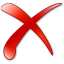 Delete Red Icon 64x64 png