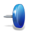Drawing Pin 4 Blue Icon 64x64 png
