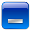 Minimize Box Blue Icon 64x64 png